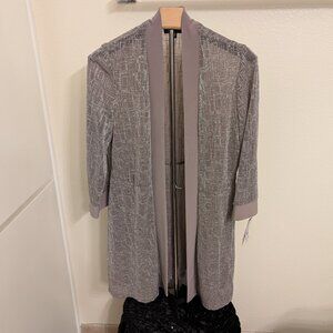 NWT R&M Richards dressy long cardigan with sparkle